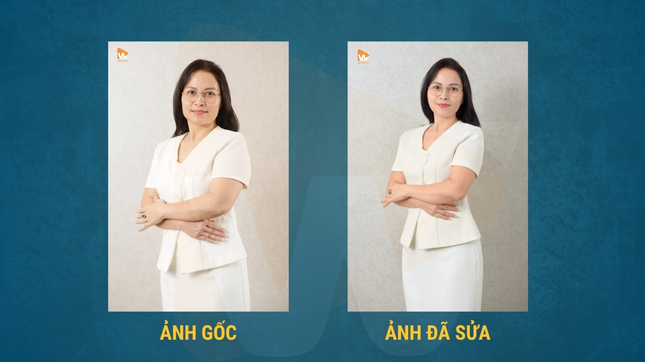 so sánh trước và sau khi hậu kỳ ảnh profile chân dung tại media winwin